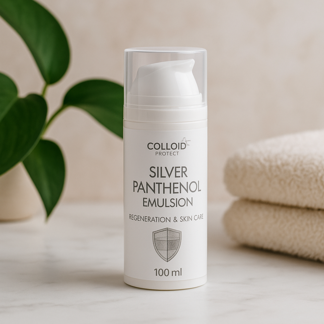 Panthenol Regenerating Emulsion with Aloe & Jojoba Oil and Silver ions
