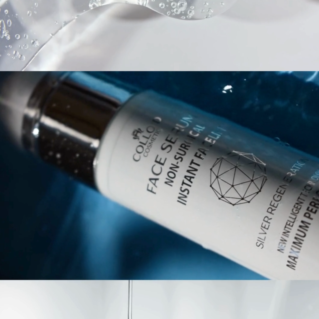 Face Serum with Hyaluronic Acid, Q10 & Silver ions - Lifting & Hydrating