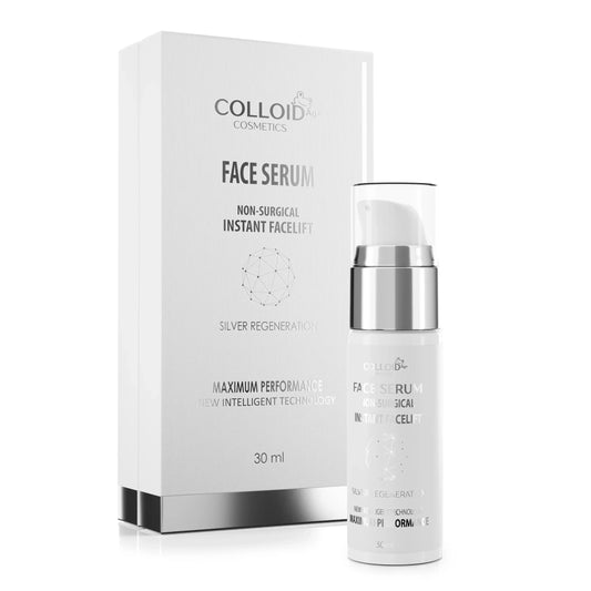Face Serum with Hyaluronic Acid, Q10 & Silver ions - Lifting & Hydrating