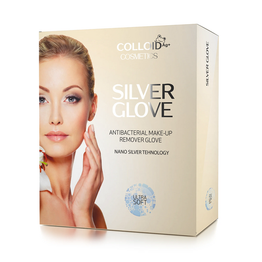 Silver Glove - Deep Cleansing Microfiber Glove with Silver Ions, Eco-Friendly